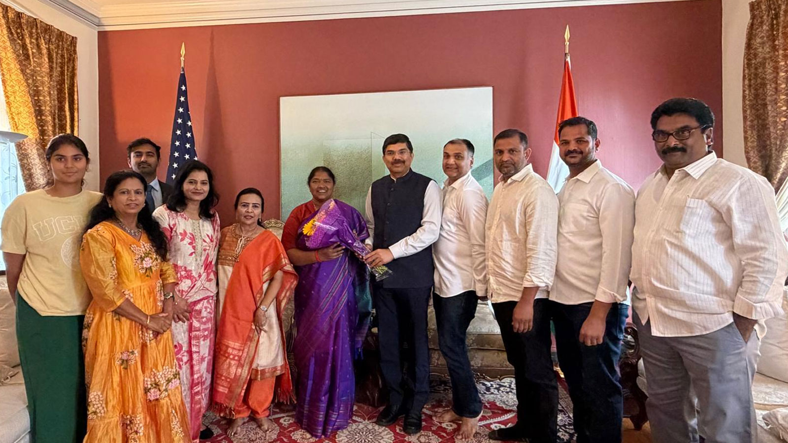 Telangana Minister Seethakka Meets Indian Consul General In San Francisco 