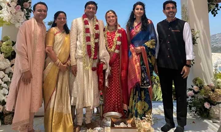 Tdp Working President Nara Lokesh And Nara Brahmani Attend Grand Us Wedding Of Global Nri Chief Dr Rajas Son 