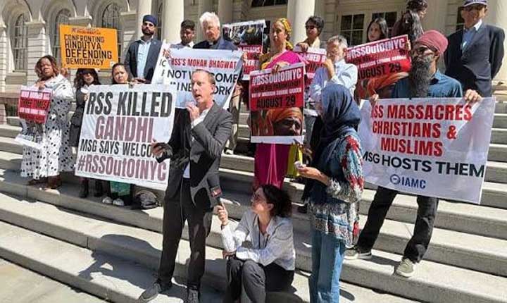 Nyc Mayor Opposes Rss Chief Mohan Bhagwats Event Amid Protests 