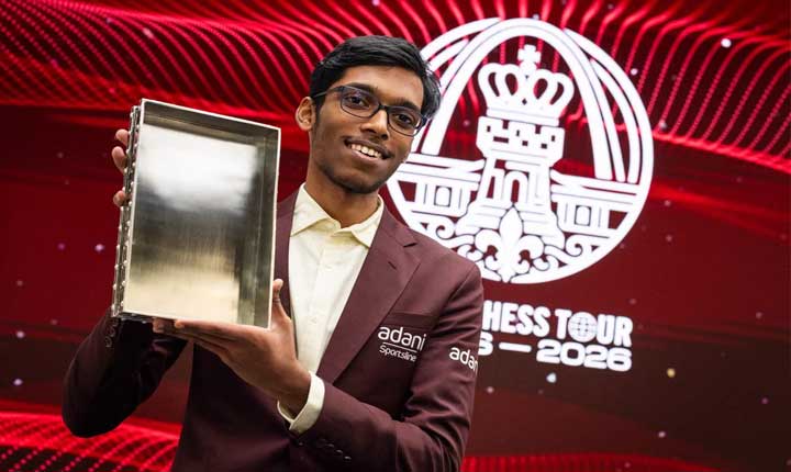 Rameshbabu Praggnanandhaa Makes History As First Indian To Win Grand Chess Tour 