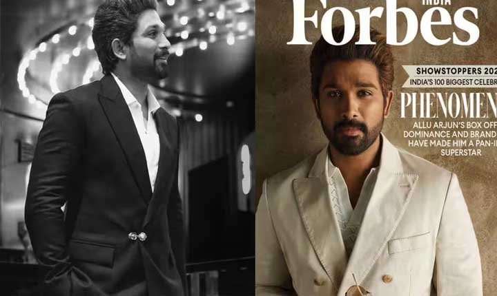 Allu Arjun Featured On The Cover Of Forbes India Showstoppers 2026 