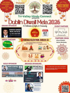 Tri-Valley Hindu Connect Announces Dublin Diwali Mela 2026 at Emerald Glen Park