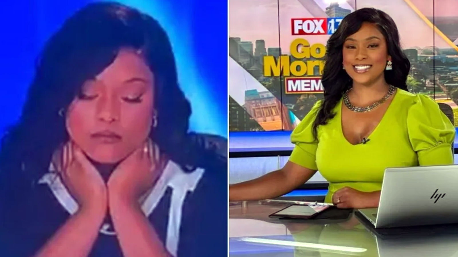 Anchor Dominique Dillon Goes Viral After Catching Brief On Air Nap 