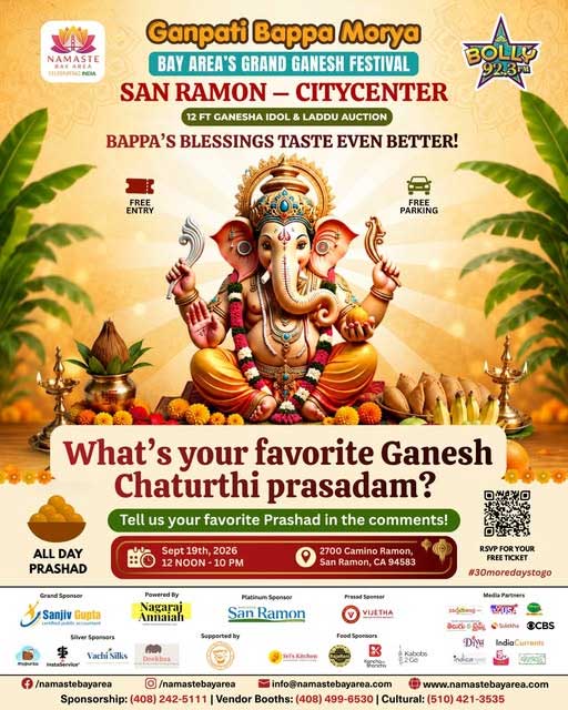 Bay Area Set For Grand Ganesh Festival 2026 