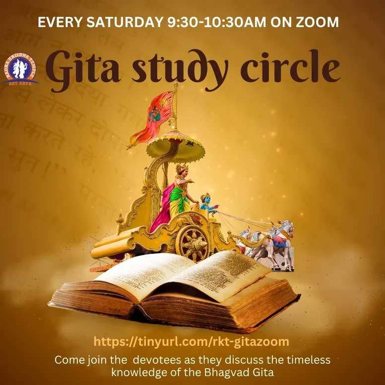 Gita Study Circle By Radha Krishna Temple Of Bay Area 