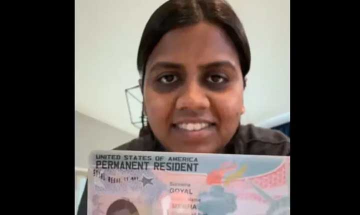 Viral Video Of Indian Womans Fast Track U S Green Card Sparks Online Debate 