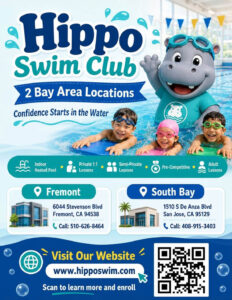 Hippo Swim Club Expands Indoor Aquatic Training Across Bay Area Locations