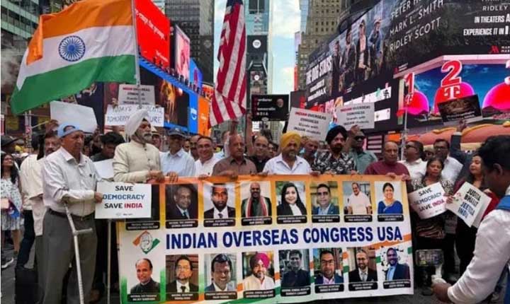Ioc Usa Organizes Times Square Rally In Solidarity With Students In India 