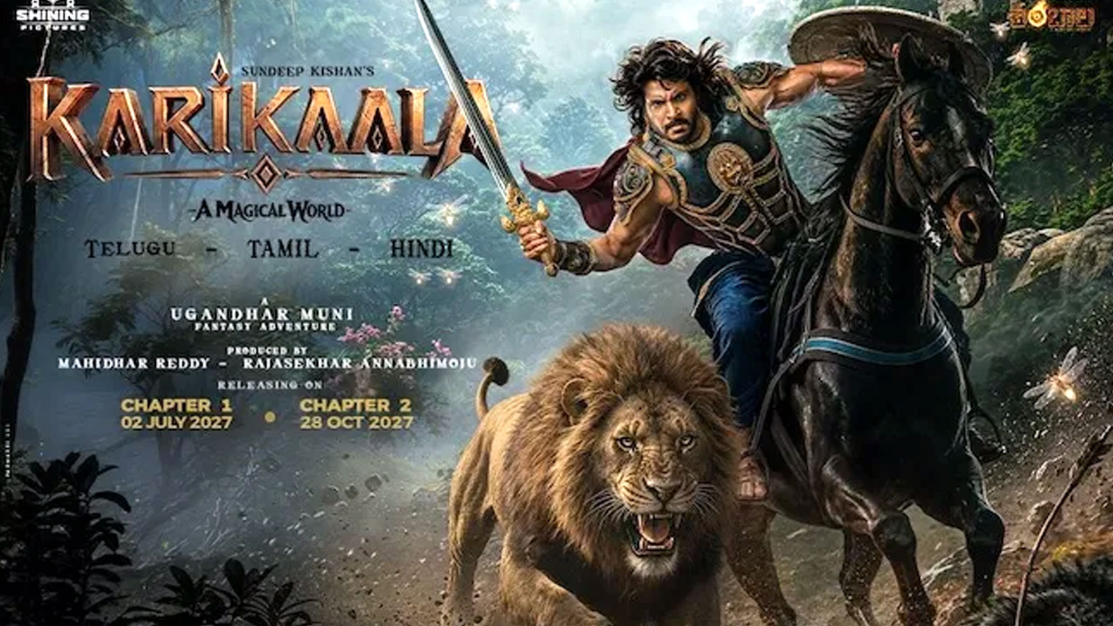 Sundeep Kishan Steps Into A Mythical Realm With Pan India Socio Fantasy Karikaala 