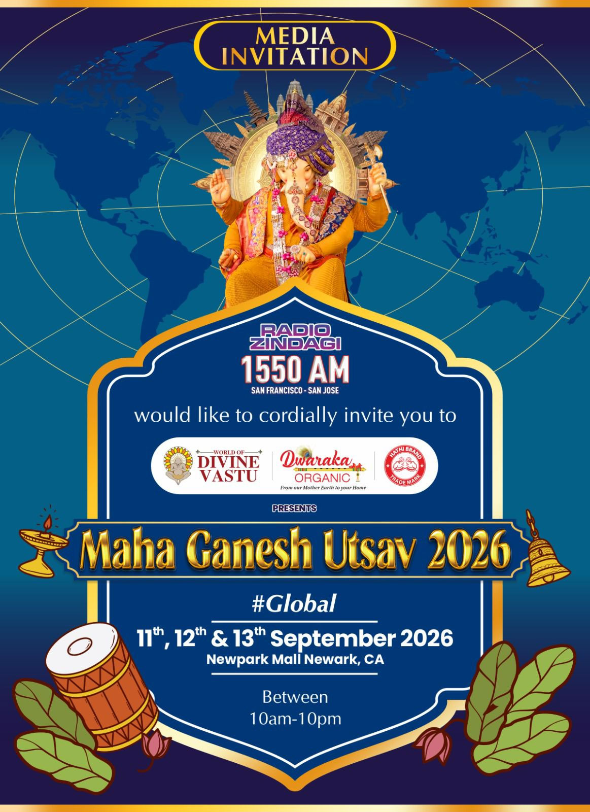 Radio Zindagi Announces Maha Ganesh Utsav 2026 Media Invitation 