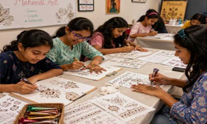 Hindu Community And Cultural Center Announces Mehendi Arts Learning Course For Kids 