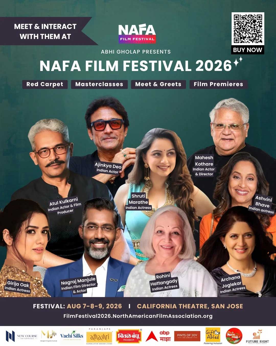 Star Studded Nafa Film Festival 2026 Set To Kick Off At California Theatre In San Jose 