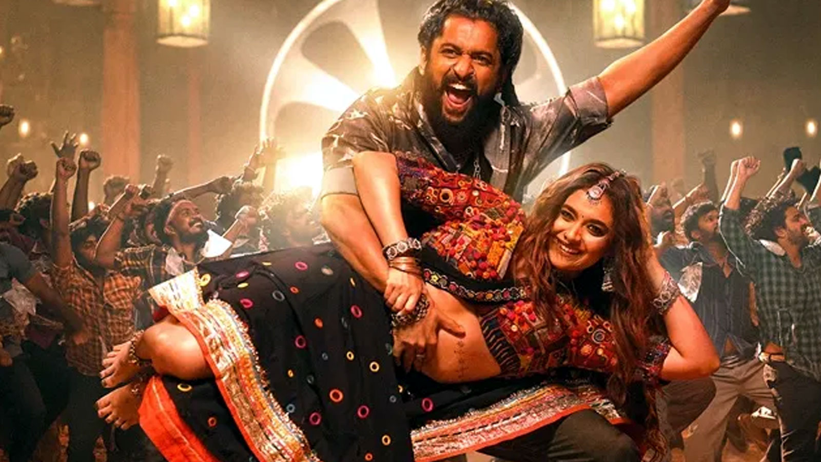 Natural Star Nani And Keerthy Suresh Starrer The Paradise Drops High Voltage Second Single Yesha Nagula 
