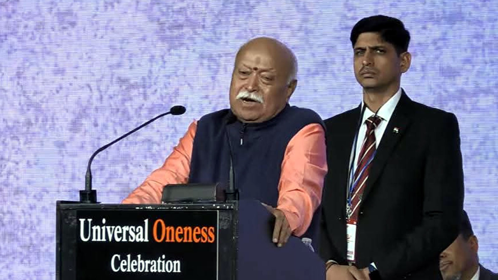 Rss Chief Mohan Bhagwat Addresses Universal Oneness Event At Madison Square Garden In New York 