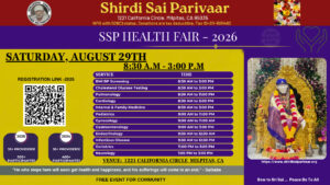 Shirdi Sai Parivaar Announces Annual Health Fair 2026 in Milpitas