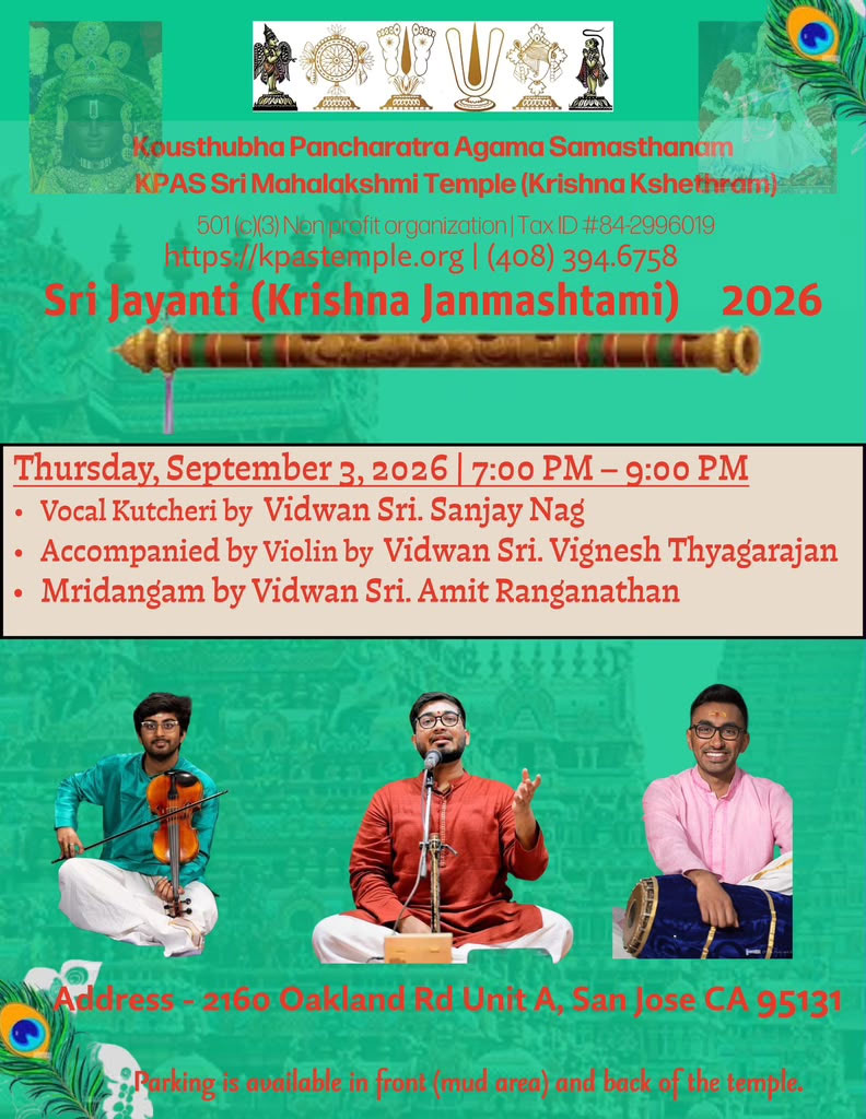 Classical Vocal Kutcheri For Sri Jayanthi 