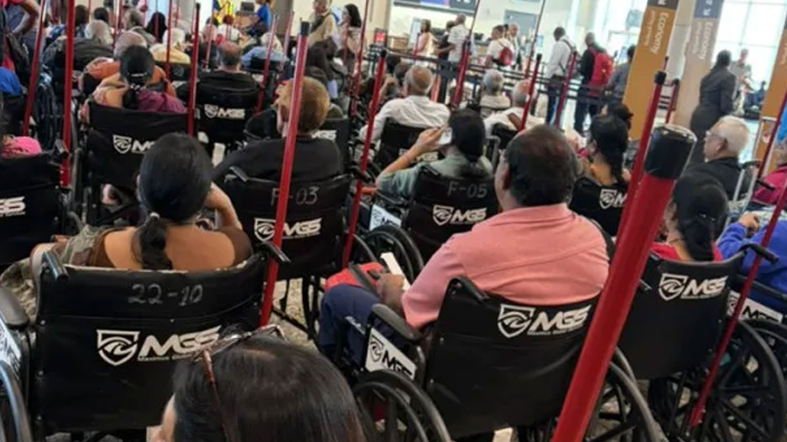 Viral Photo Of Indians In Wheelchairs At Us Airport Sparks Intense Debate On Service Misuse 