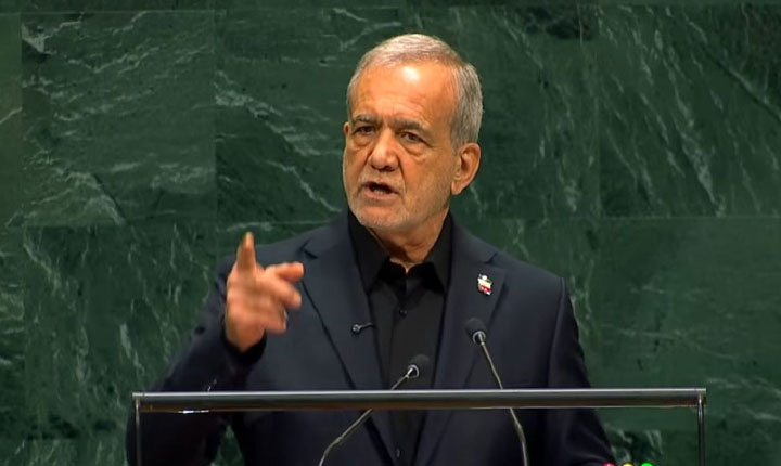 Iran President Masoud Pezeshkian Slams Us Aggression At Un Warns Against Threats And Coercion 