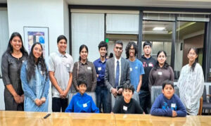 Consul General Satish Kumar Sivan Interacts with Indian-American Youth in Milpitas