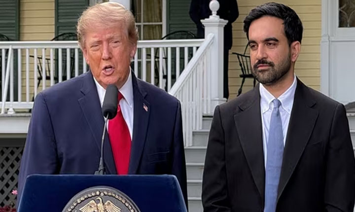 Us President Donald Trump Holds Surprise Meeting With Nyc Mayor Zohran Mamdani At Gracie Mansion 