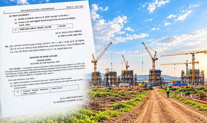 Centre Grants Dedicated Foreigners Regional Registration Office Frro To Amaravati 