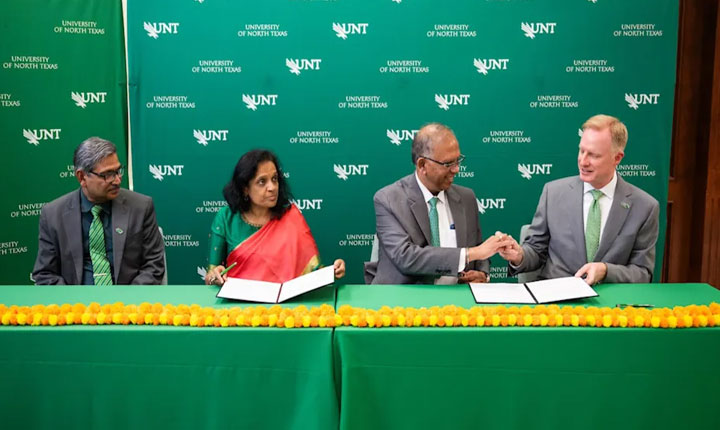 Indian Origin Couple Anuradha And Vikas Sinha Donate 20 Million To University Of North Texas For New Ai College 
