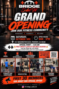 Bridge Solid Fit Announces Grand Opening of New Fitness Facility in Fremont, California