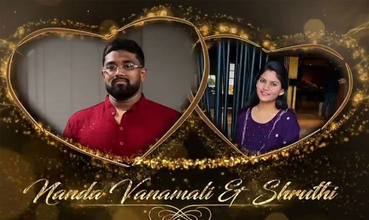 Renowned Lyricist Chandraboses Son Nandu Vanamali Ties The Knot With Shruti 