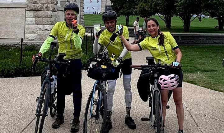 Three Indian Cyclists Complete Historic 3168 Mile Unsupported Ride Across The Us 