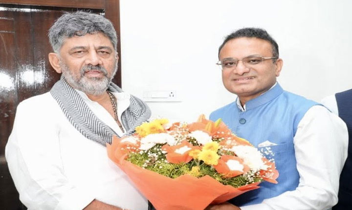 Indian Diplomats Meet Karnataka Chief Minister Dk Shivakumar To Boost Global Partnerships 