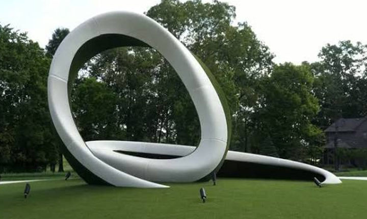 New Sculpture S Wing Installed Near Muirfield Village Golf Club In Dublin 
