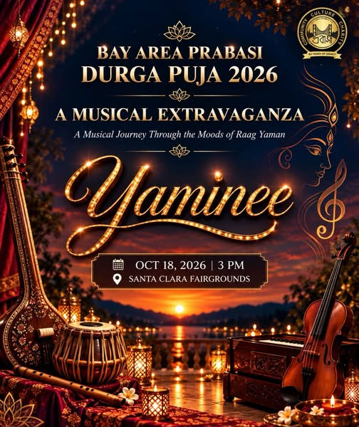 Bay Area Prabasi Announces Yaminee A Musical Extravaganza For Durga Puja 2026 