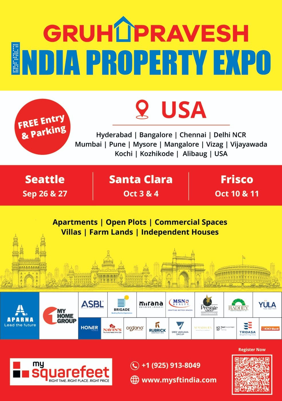Gruh Pravesh India Property Expo Usa Showcases Top Real Estate Across Major Indian Cities 