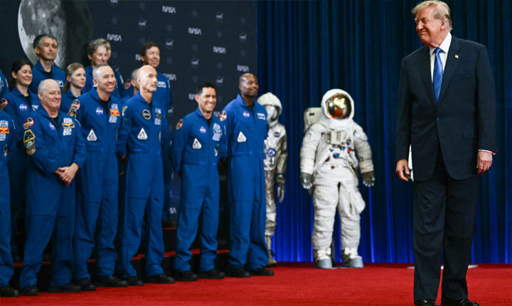 President Trump Praises Nasa Astronaut Anil Menon Announces New Us Space Academy 