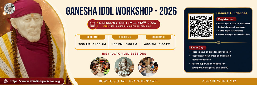 Ganesha Idol Workshop 2026 Scheduled In Milpitas Ca 
