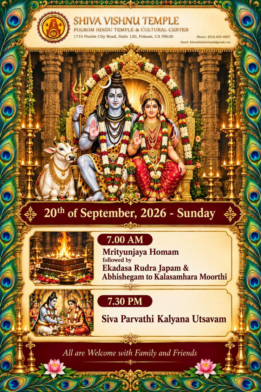 Divine Sri Venkateswara Swami Kalyana Utsavam At Shiva Vishnu Temple 