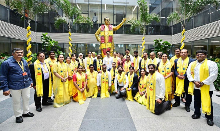 Global Nri Tdp Central Committee Swearing In Ceremony Held In Vijayawada Leaders Emphasize State Development And 2029 Victory 2 