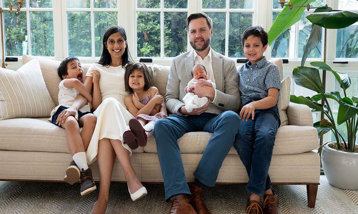 Second Lady Usha Vance Discusses Parenting Newborn Alec Amid Secret Service Detail 