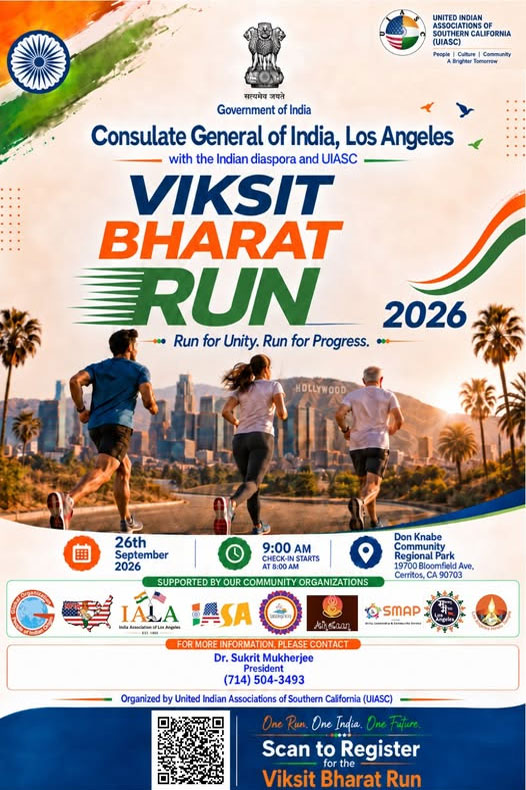 Consulate General Of India Los Angeles And Uiasc Announce Viksit Bharat Run 2026 
