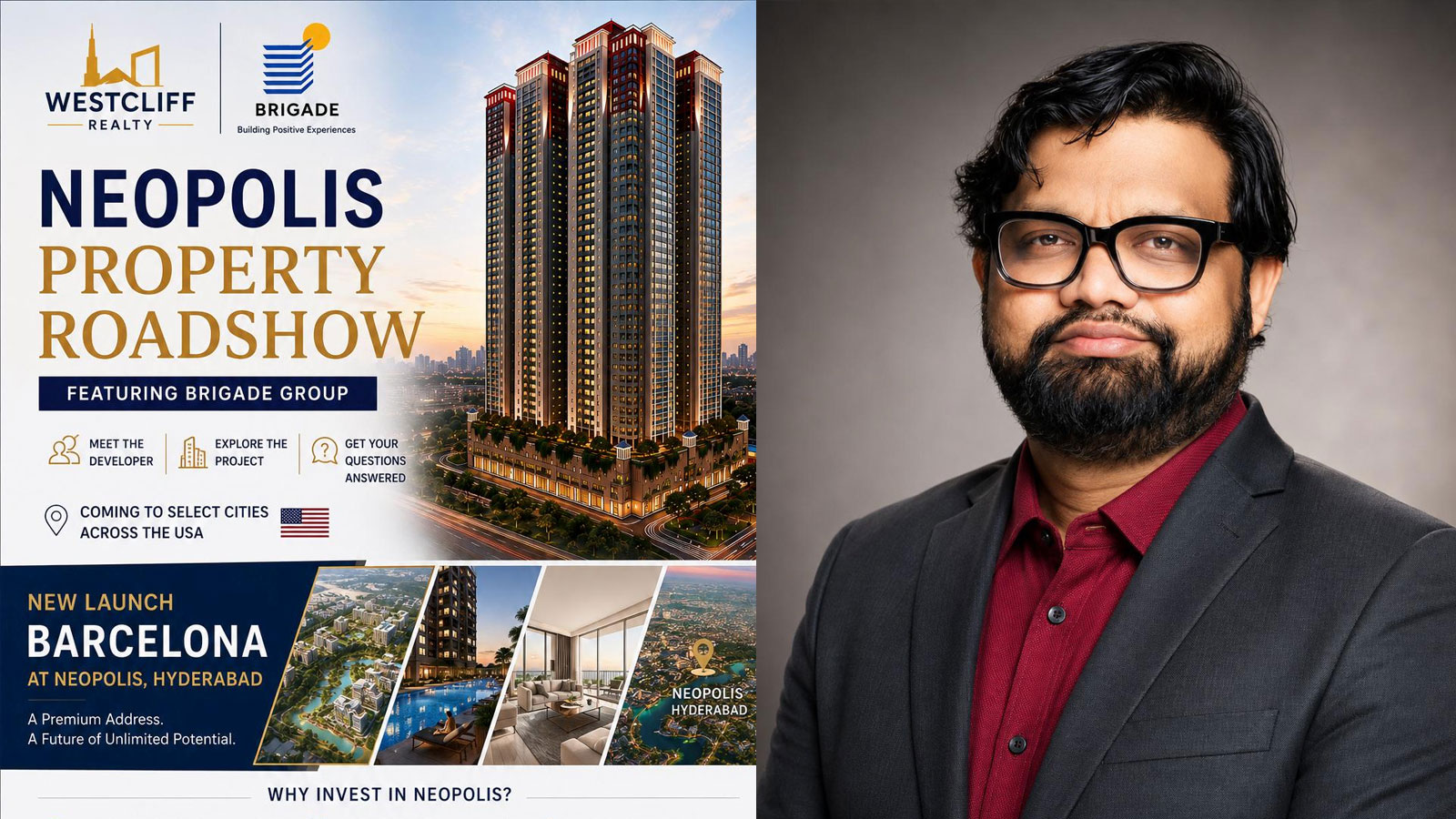 Brigade Barcelona Roadshow An Exclusive Interview With Westcliff Realty Ceo Santosh Gantaram 
