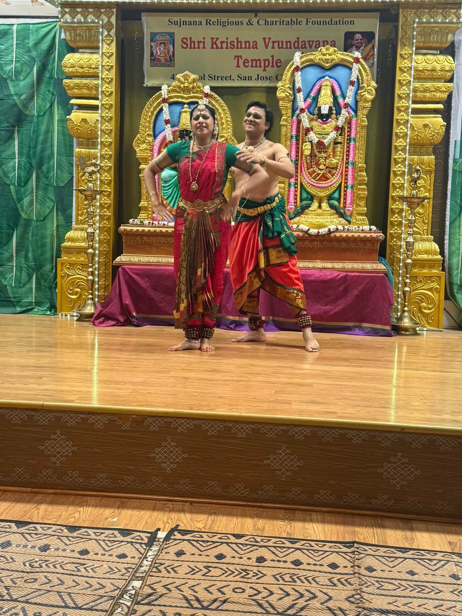 Sneha Narayanan And Yogesh Kumars Captivating Bharatanatyam Performance 