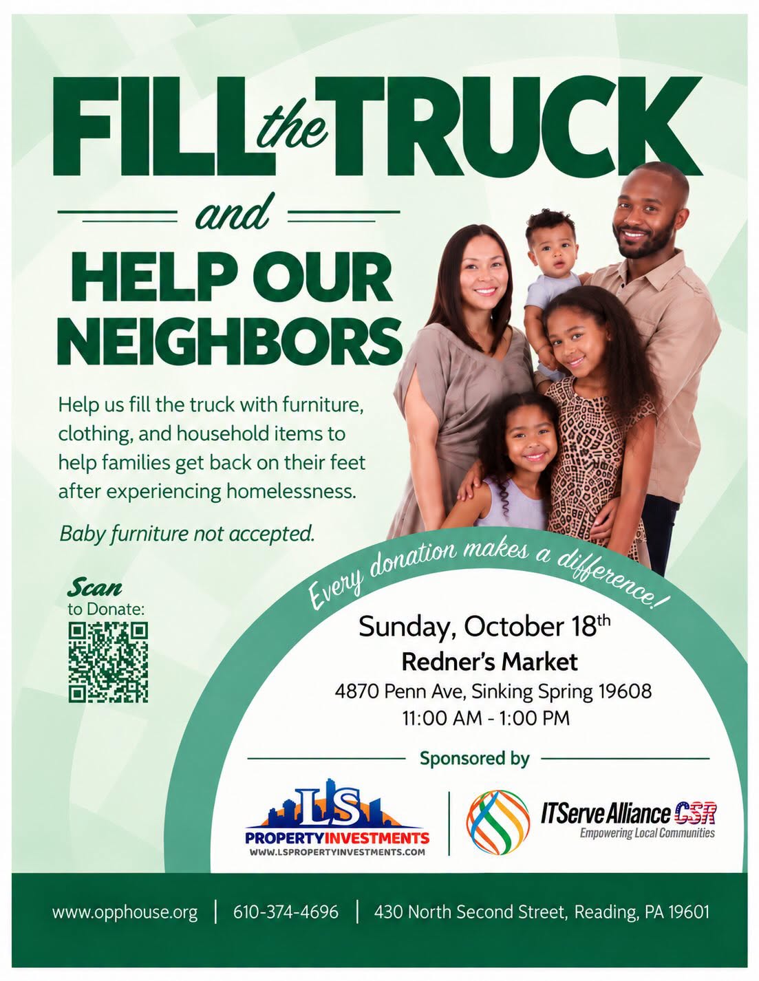 Redners Warehouse Markets Organised Fill The Truck And Help Our Neighbors Programme 