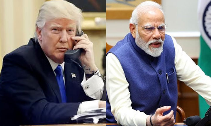 Prime Minister Narendra Modi Holds Phone Conversation With Us President Donald Trump 